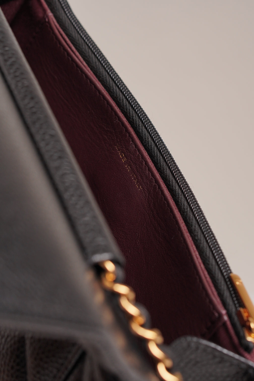 CHANEL WALLET ON CHAIN | BLACK