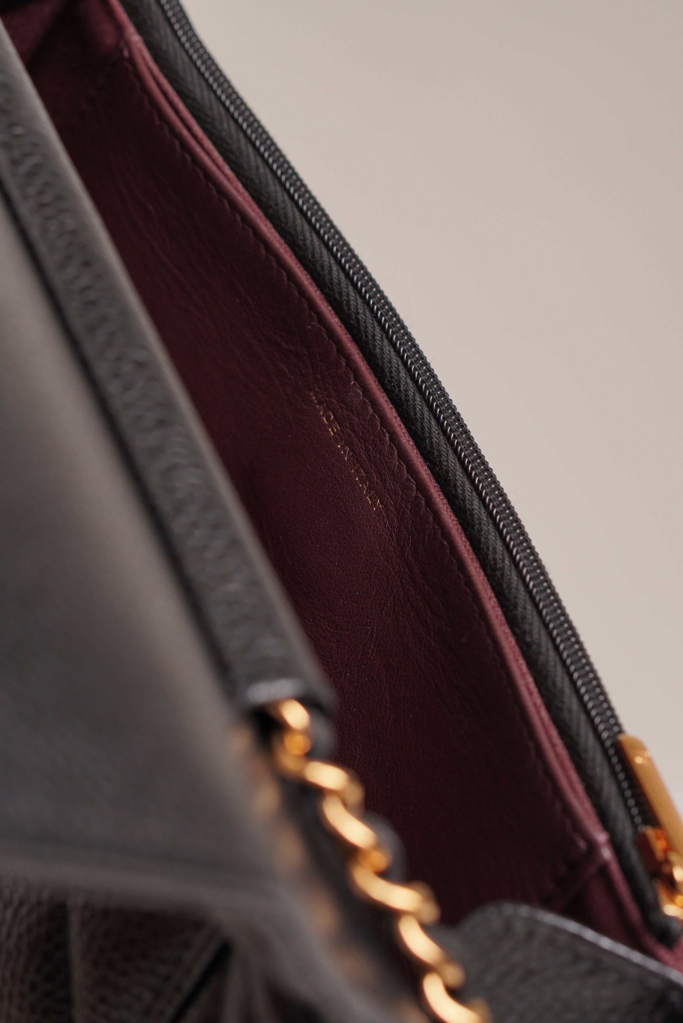 CHANEL WALLET ON CHAIN | BLACK
