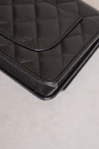 CHANEL WALLET ON CHAIN | BLACK