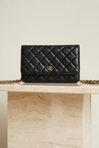 CHANEL WALLET ON CHAIN | BLACK