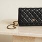 CHANEL WALLET ON CHAIN | BLACK