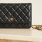 CHANEL WALLET ON CHAIN | BLACK