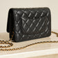 CHANEL WALLET ON CHAIN | BLACK