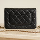 CHANEL WALLET ON CHAIN | BLACK