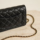 CHANEL WALLET ON CHAIN | BLACK