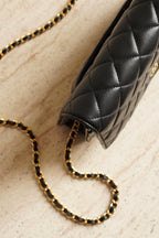 CHANEL WALLET ON CHAIN | BLACK