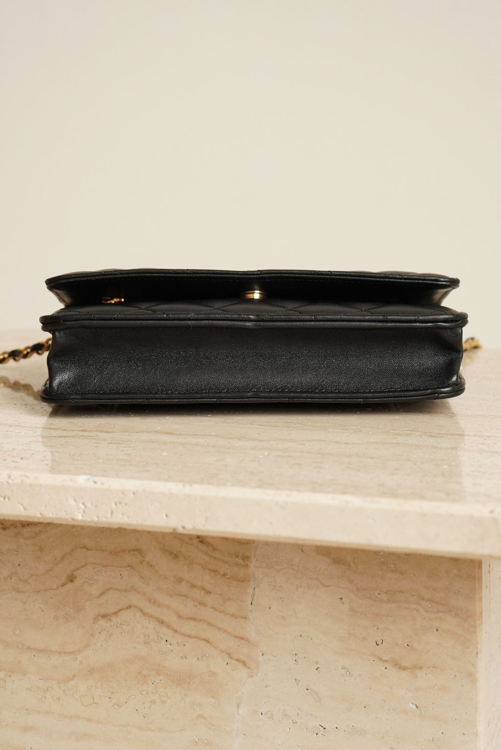 CHANEL WALLET ON CHAIN | BLACK