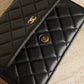CHANEL WALLET ON CHAIN | BLACK
