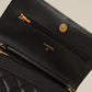 CHANEL WALLET ON CHAIN | BLACK