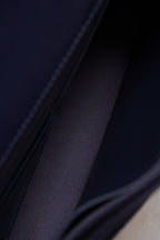 CHANEL PILLOW CRUSH WALLET ON CHAIN | DARK BLUE