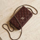 CHANEL 25K WALLET ON CHAIN | BROWN