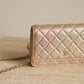 CHANEL WALLET ON CHAIN | METALLIC GOLD