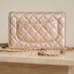 CHANEL WALLET ON CHAIN | METALLIC GOLD