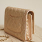 CHANEL WALLET ON CHAIN | METALLIC GOLD