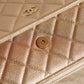 CHANEL WALLET ON CHAIN | METALLIC GOLD