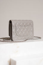 CHANEL WALLET ON CHAIN | GREY