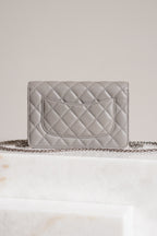CHANEL WALLET ON CHAIN | GREY