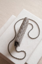CHANEL WALLET ON CHAIN | GREY