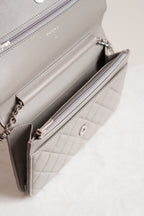 CHANEL WALLET ON CHAIN | GREY