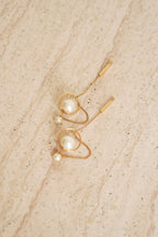 DIOR PEARL TRIBAL EARRINGS