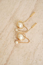 DIOR PEARL TRIBAL EARRINGS