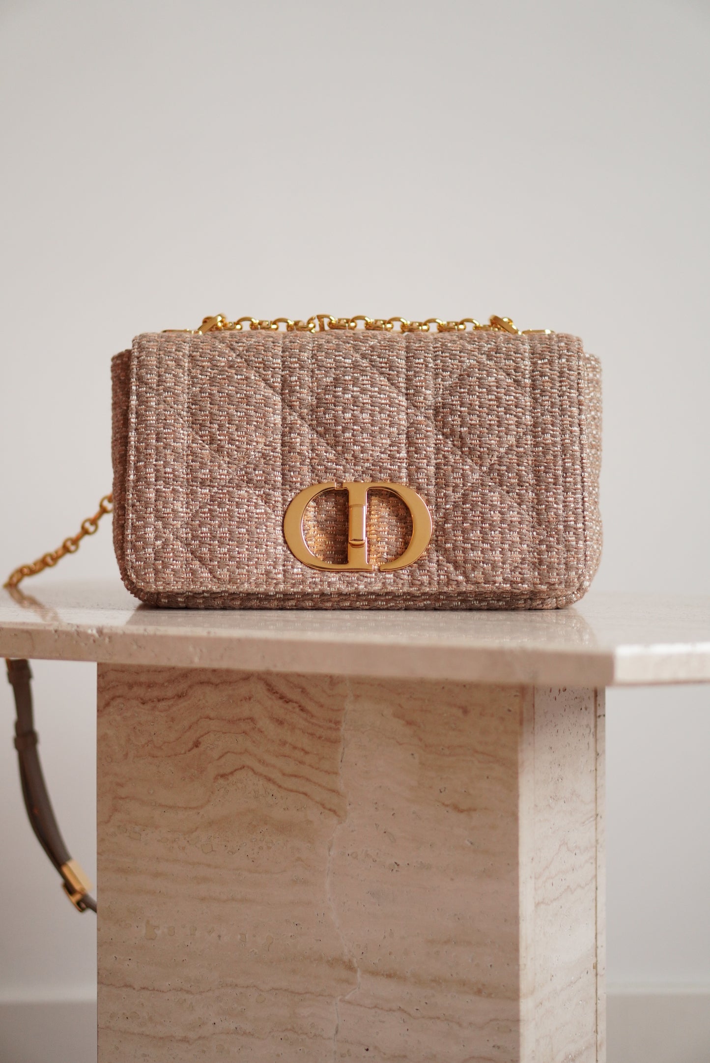 DIOR CARO MEDIUM TWEED