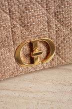 DIOR CARO MEDIUM TWEED | BEIGE