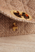 DIOR CARO MEDIUM TWEED | BEIGE