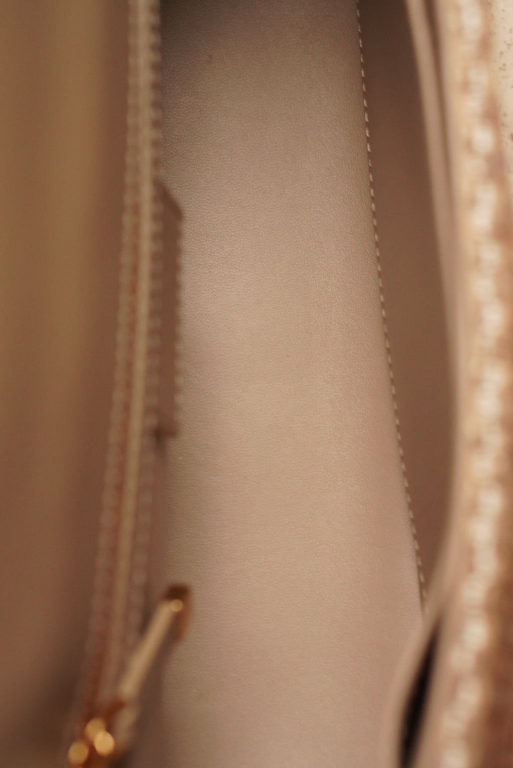 DIOR CARO MEDIUM TWEED | BEIGE