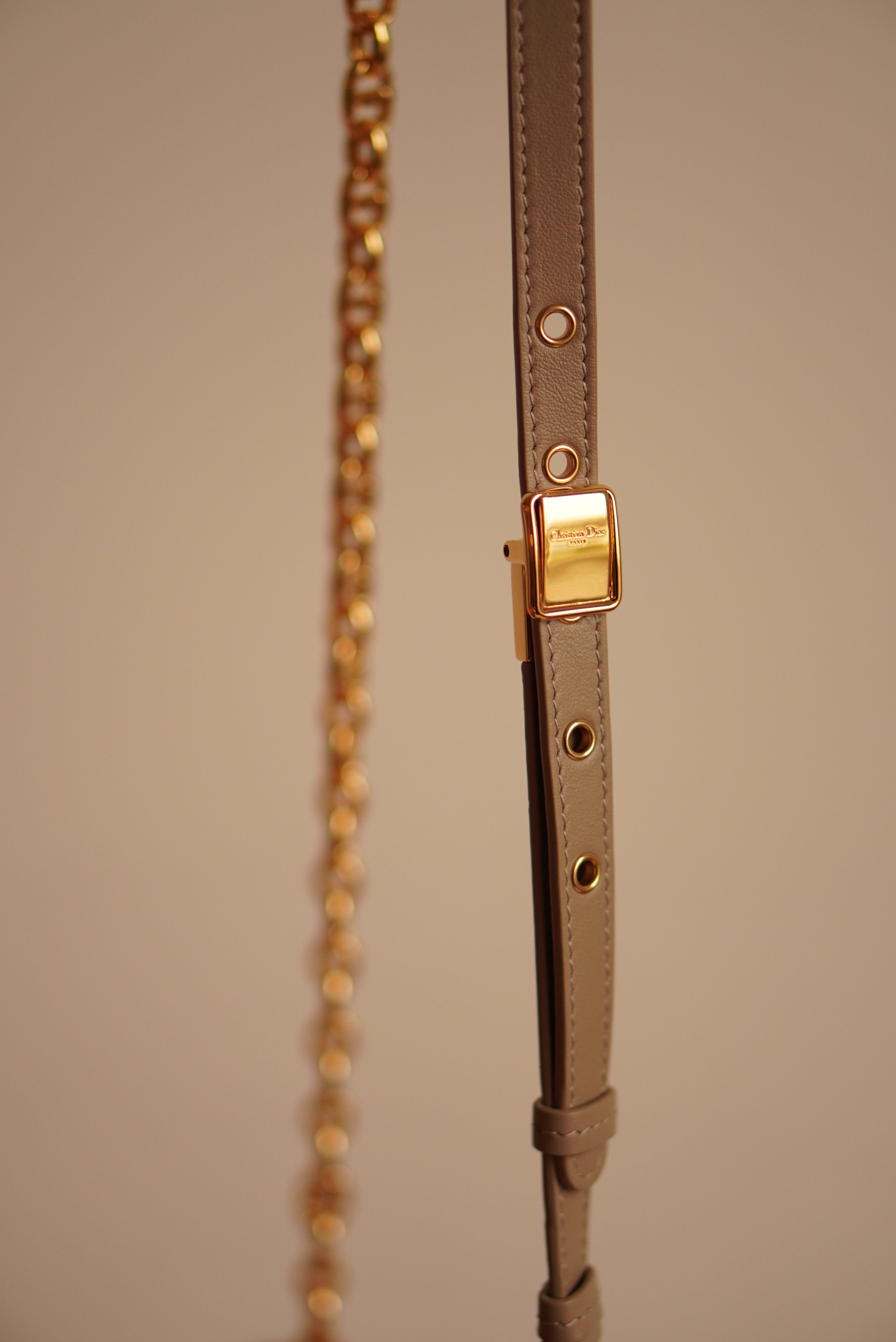 DIOR CARO MEDIUM TWEED | BEIGE