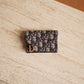 DIOR SADDLE BLOOM CARD HOLDER