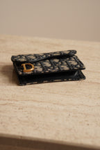 DIOR SADDLE BLOOM CARD HOLDER
