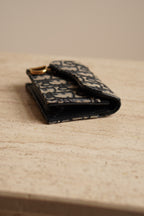 DIOR SADDLE BLOOM CARD HOLDER