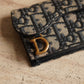 DIOR SADDLE BLOOM CARD HOLDER