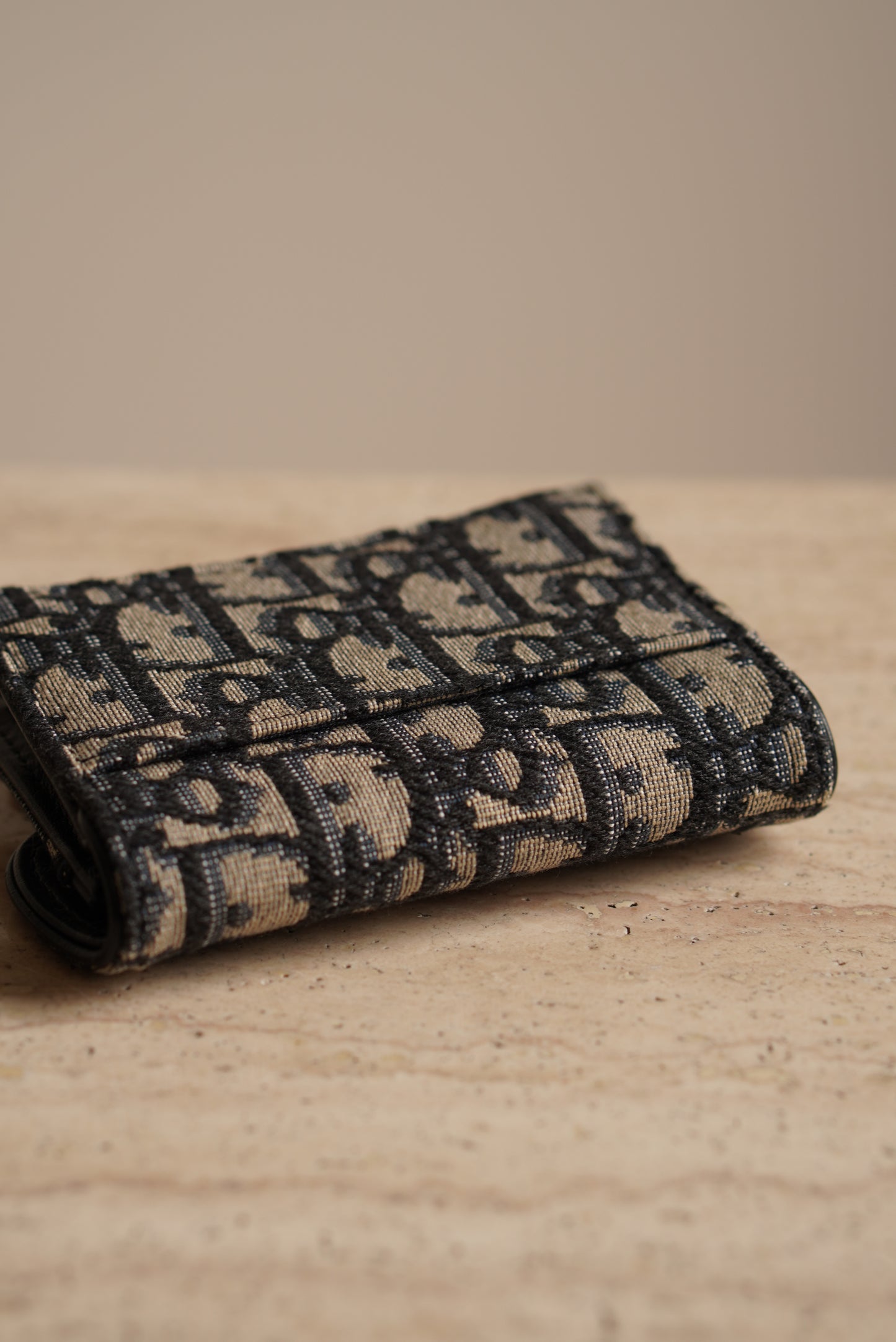 DIOR SADDLE BLOOM CARD HOLDER