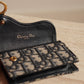 DIOR SADDLE BLOOM CARD HOLDER