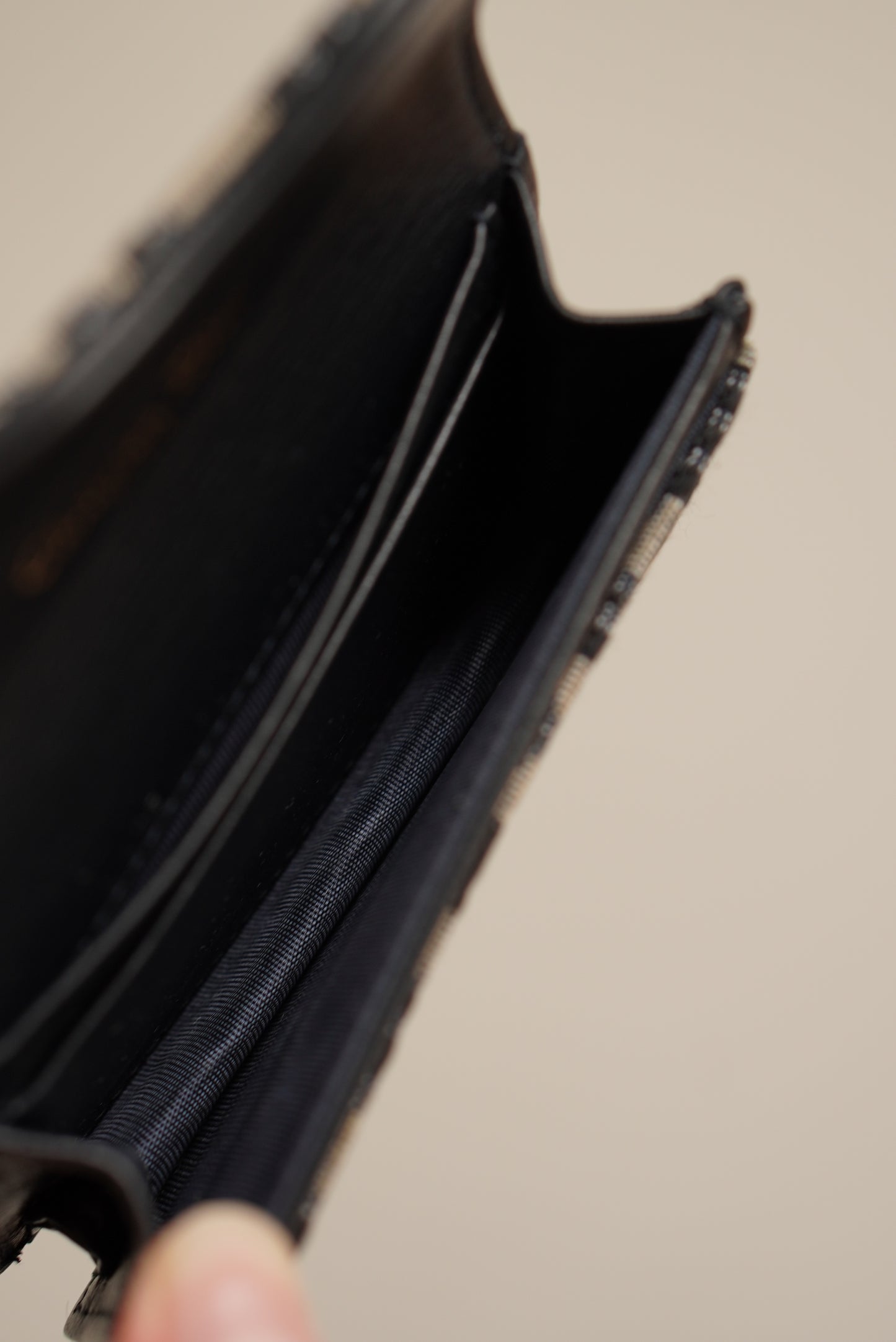 DIOR SADDLE BLOOM CARD HOLDER