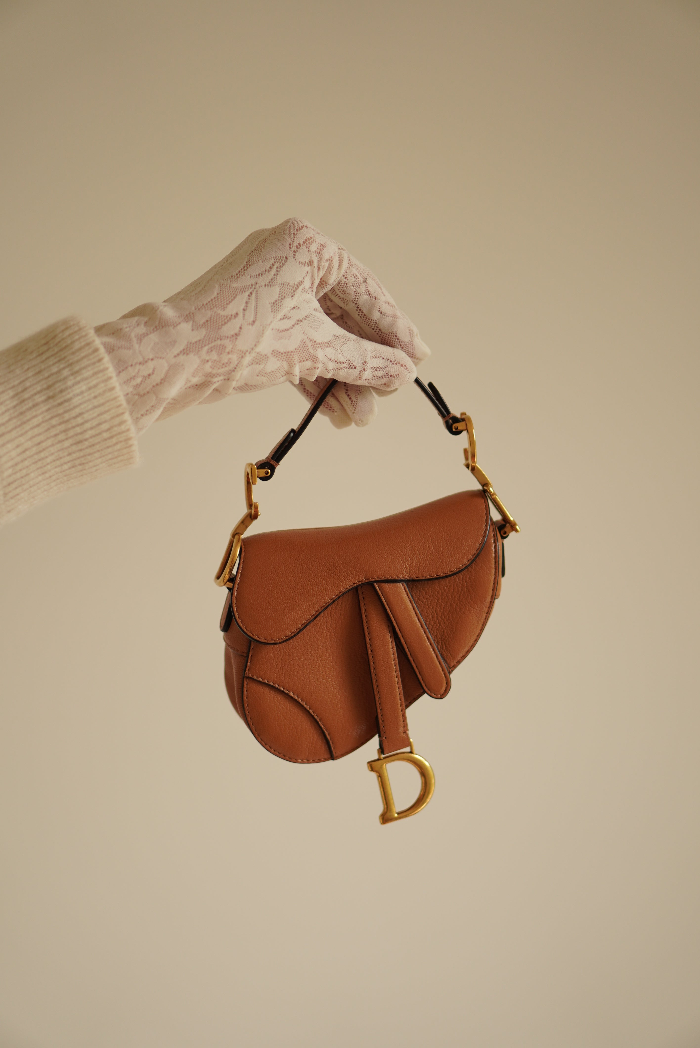 DIOR SADDLE MICRO | BROWN