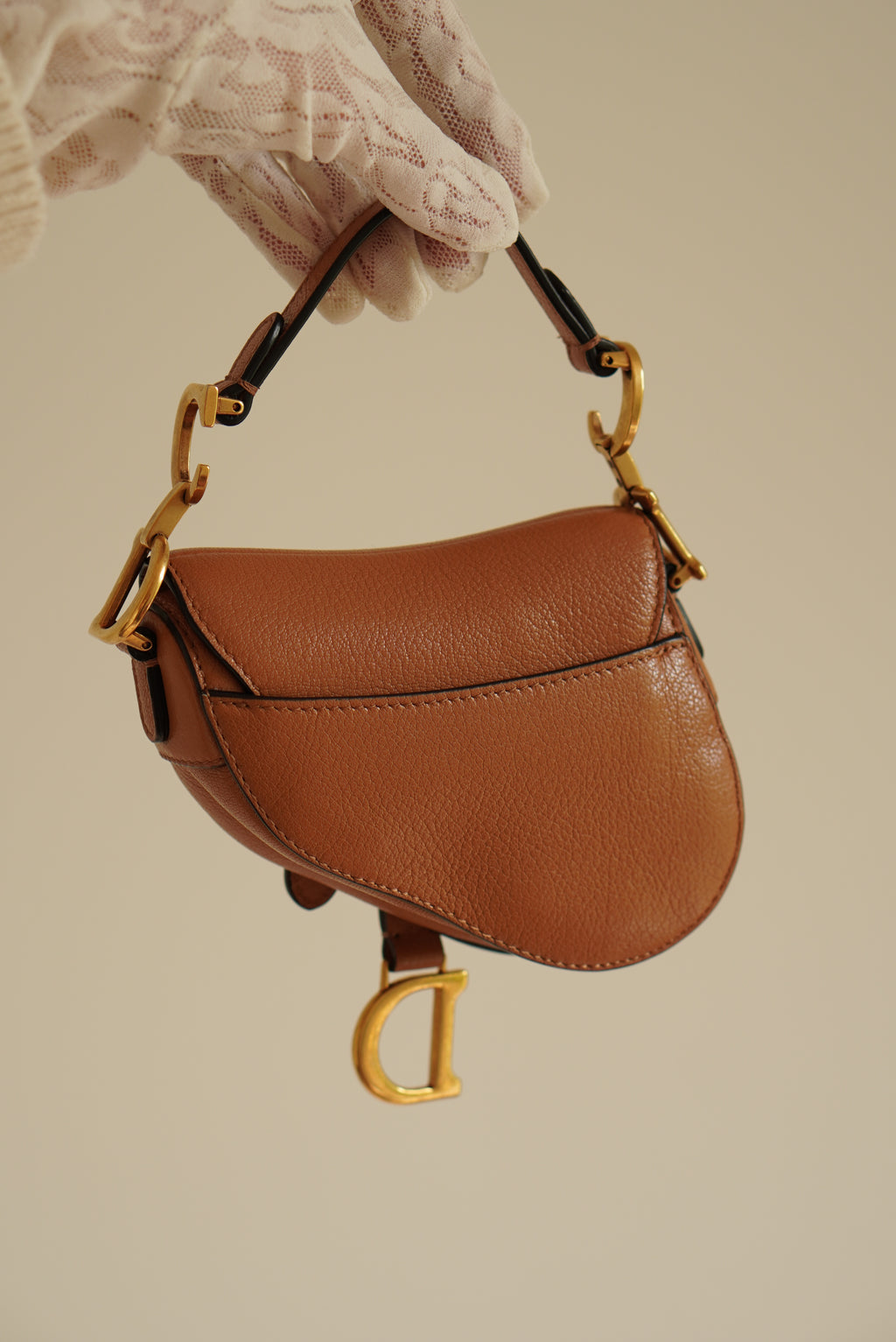 DIOR SADDLE MICRO | BROWN