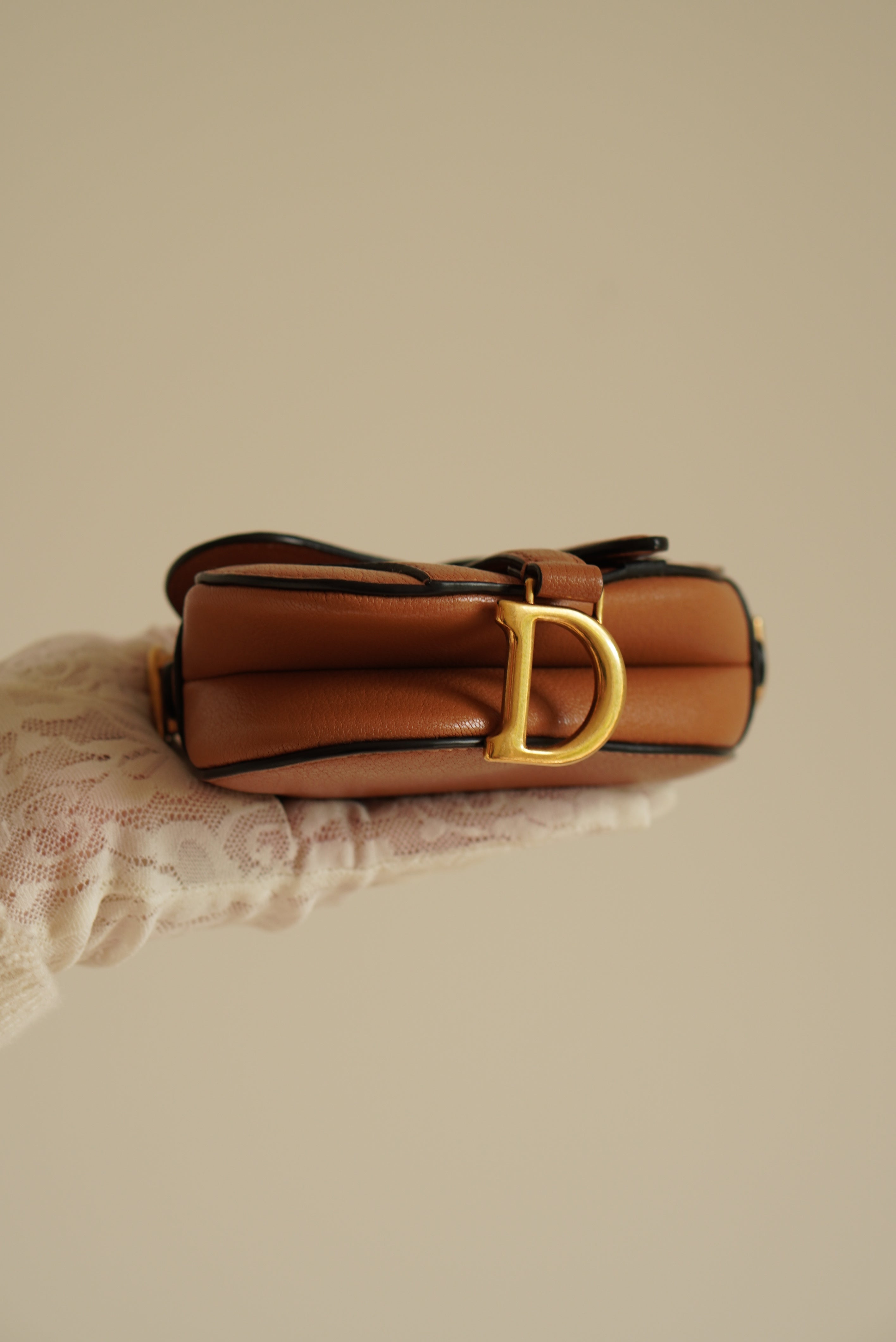 DIOR SADDLE MICRO | BROWN