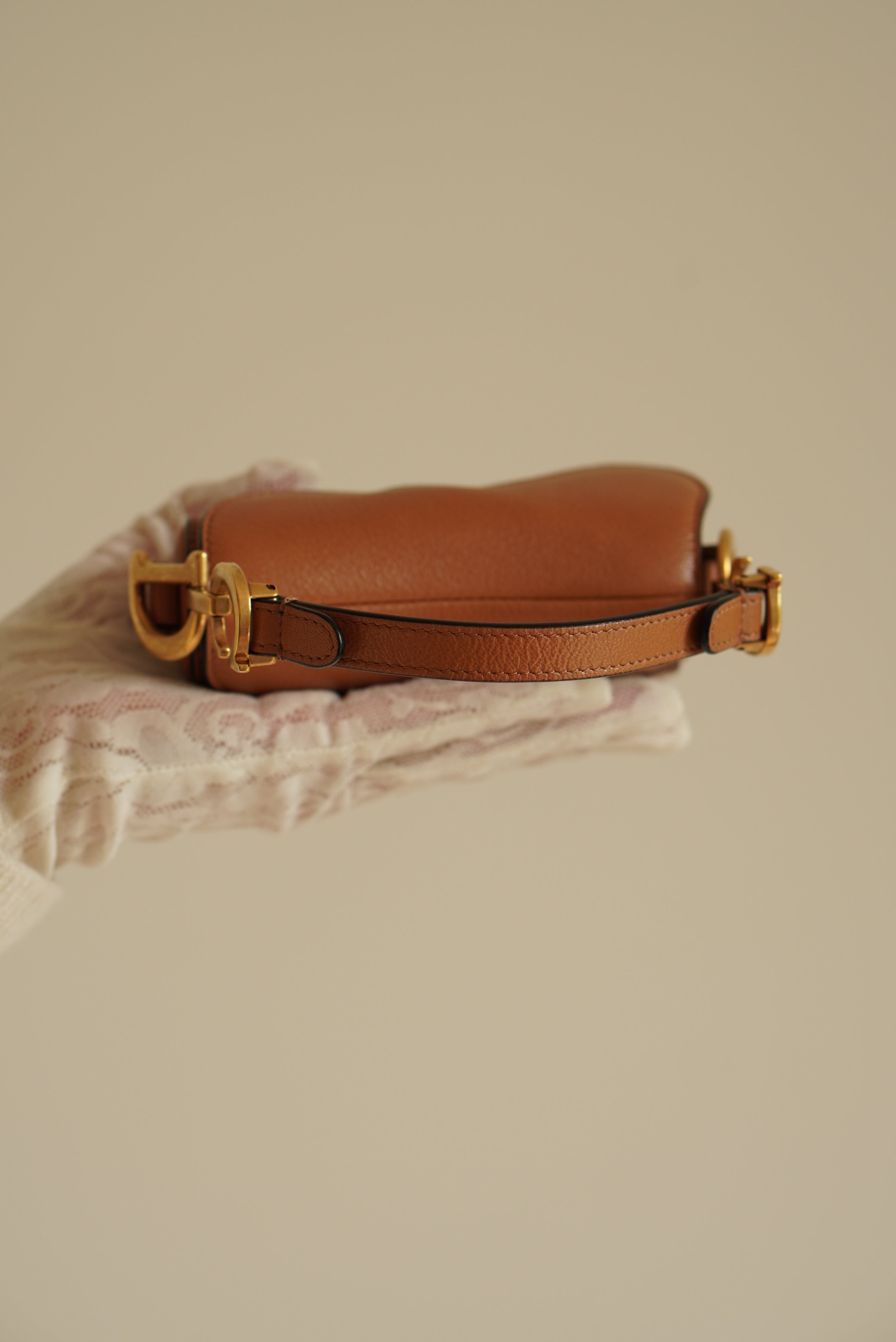 DIOR SADDLE MICRO | BROWN