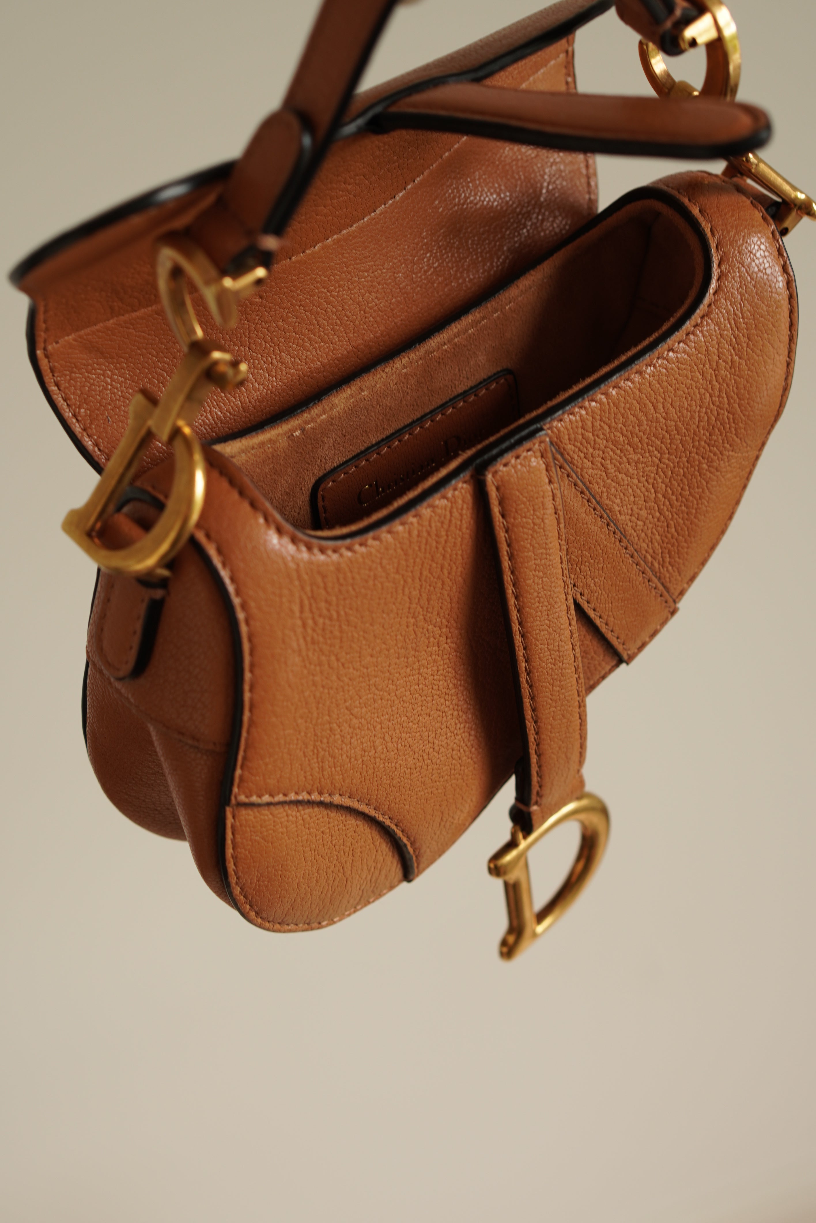 DIOR SADDLE MICRO | BROWN