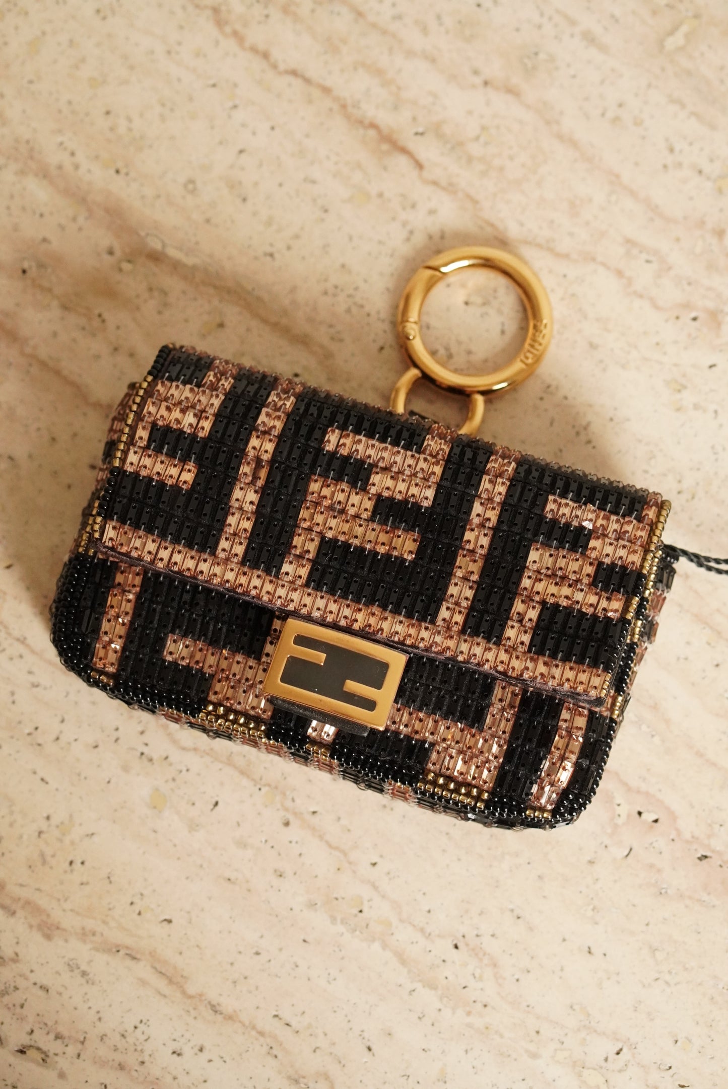 FENDI NANO BAGUETTE CHARM