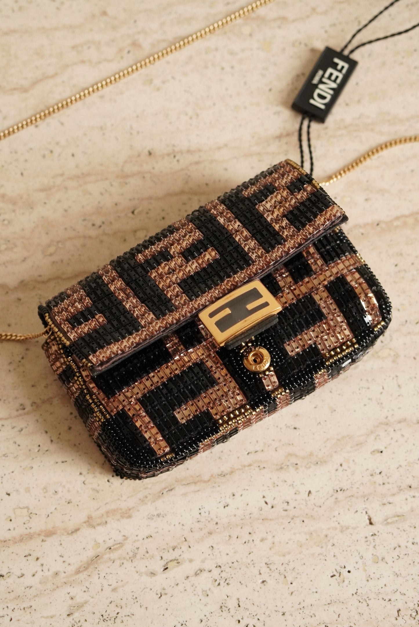 FENDI NANO BAGUETTE CHARM