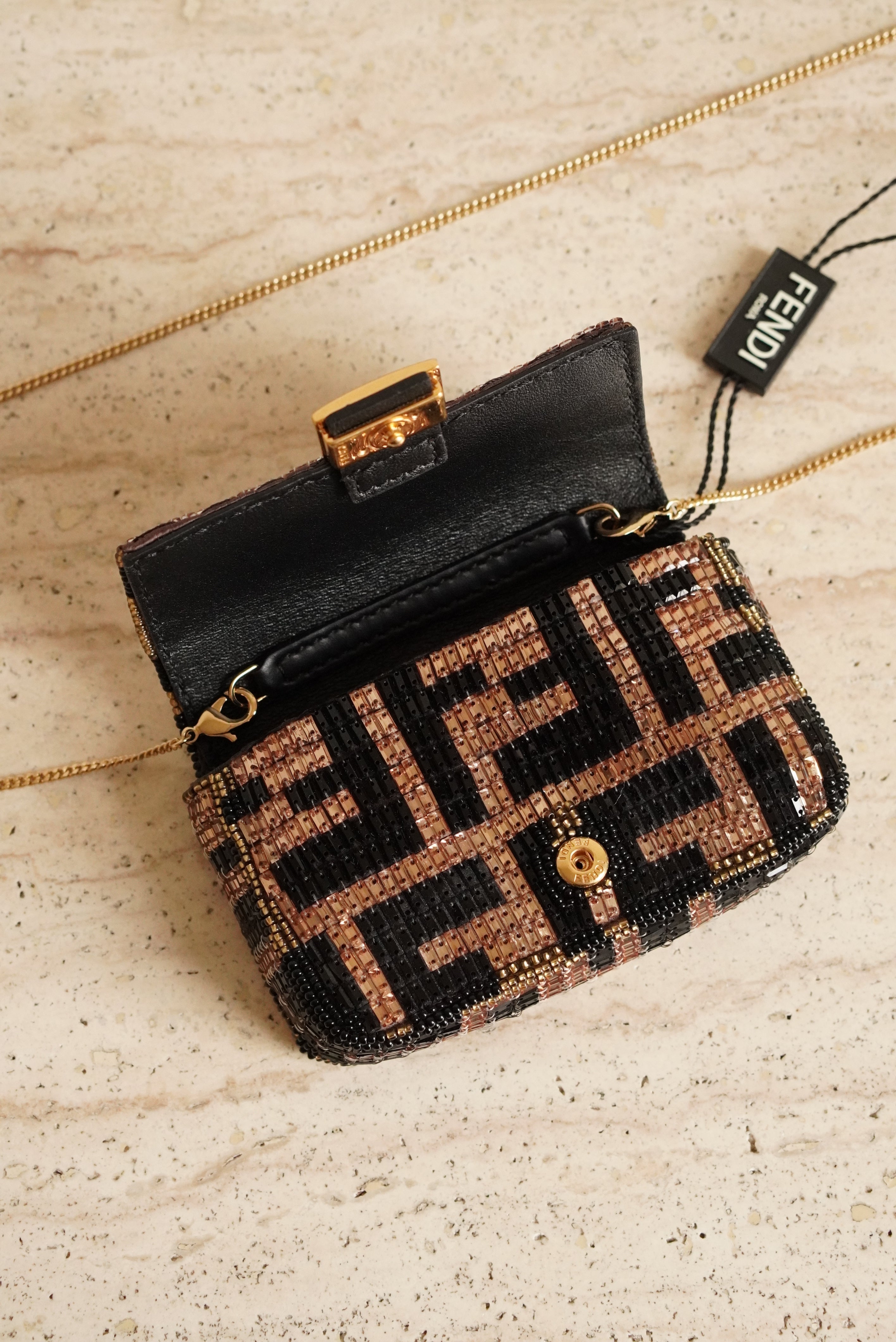 FENDI NANO BAGUETTE CHARM