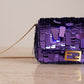 FENDI NANO BAGUETTE CHARM | PURPLE