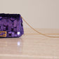FENDI NANO BAGUETTE CHARM | PURPLE