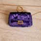 FENDI NANO BAGUETTE CHARM | PURPLE