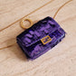 FENDI NANO BAGUETTE CHARM | PURPLE