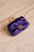 FENDI NANO BAGUETTE CHARM | PURPLE